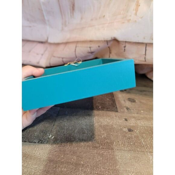 Wooden welcome turkey blue Decor figure Thanksgiving - Picture 4 of 4